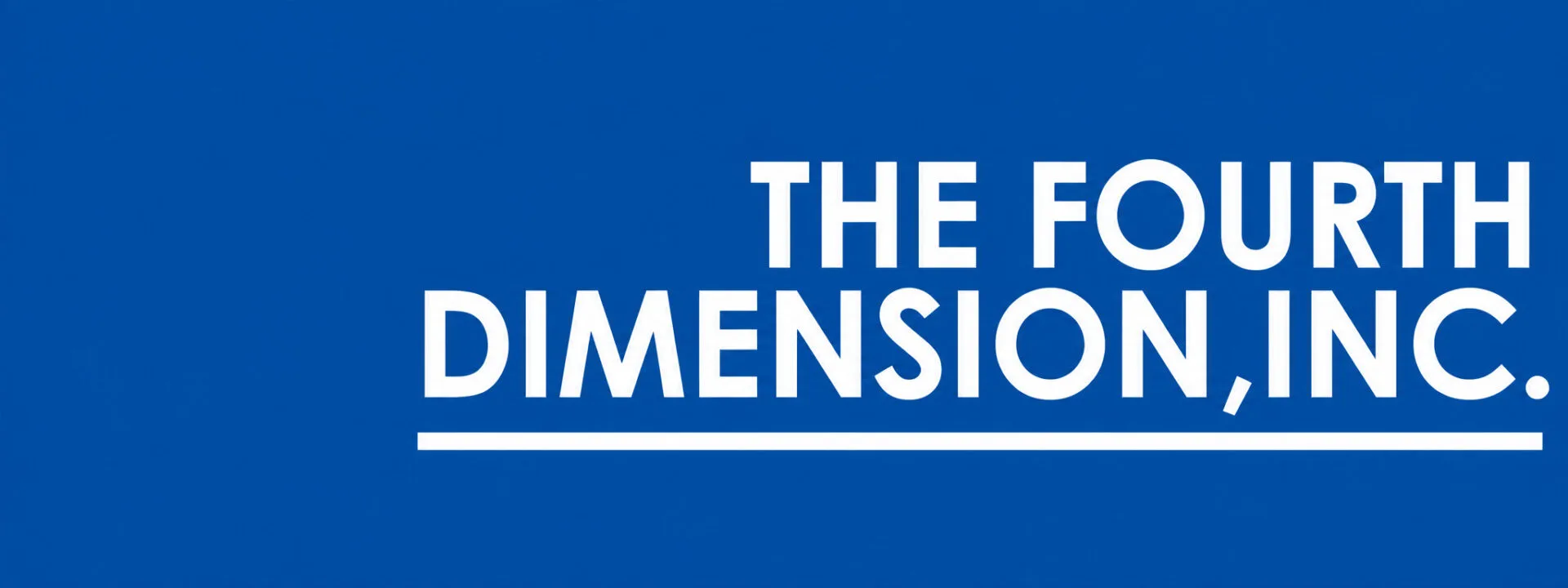 The Fourth Dimension, Inc.