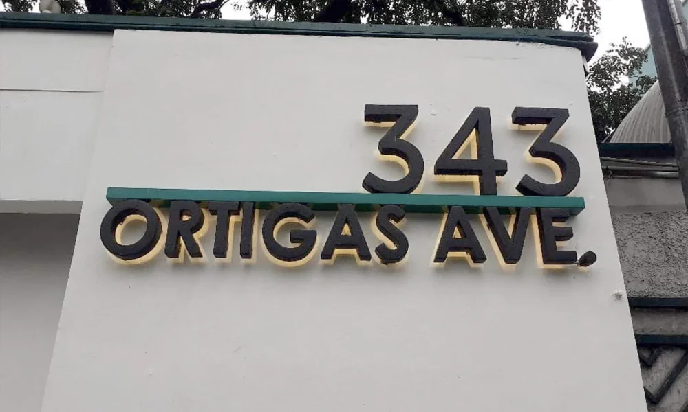 Building address and exterior signage project by The Fourth Dimension, Inc. Philippines