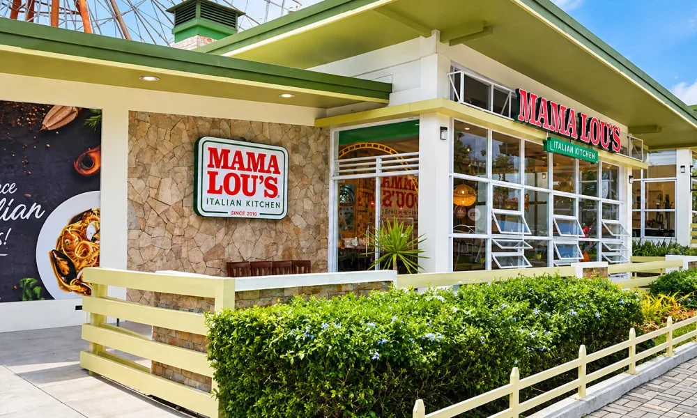Mama Lou's Italian Kitchen signage project by The Fourth Dimension, Inc. Philippines